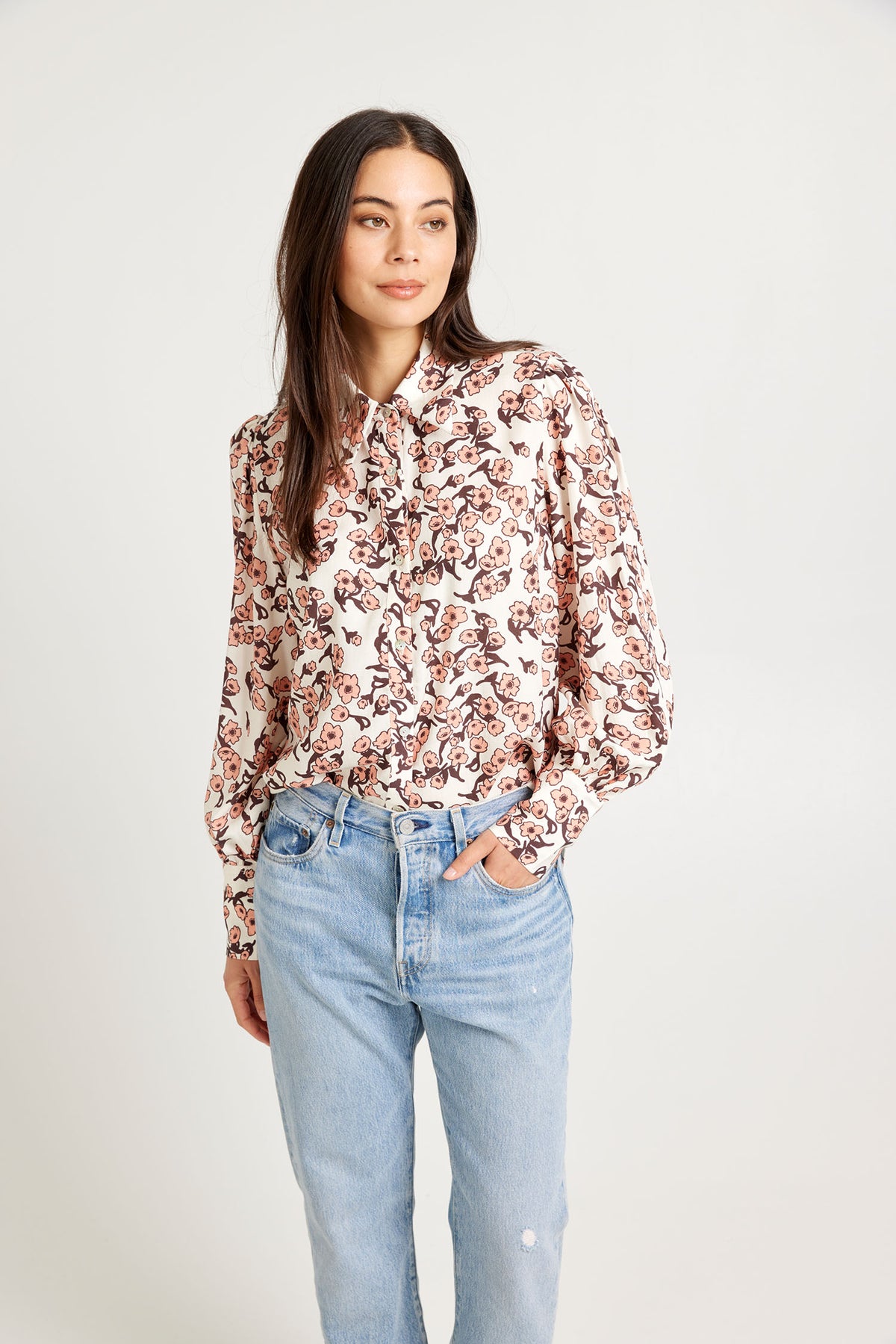 Tuesday | Casino Top - Blossom Print