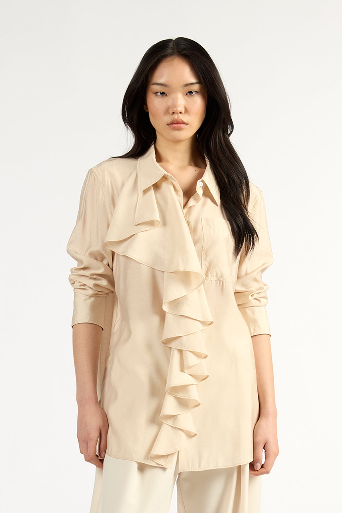 Tuesday | Drape Frill Shirt