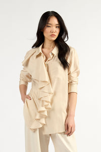 Tuesday | Drape Frill Shirt