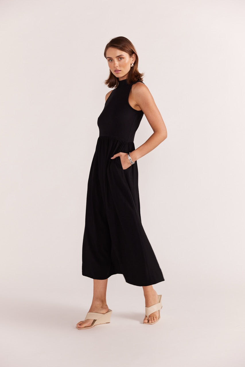 Staple the Label | Eva High Neck Midi Dress