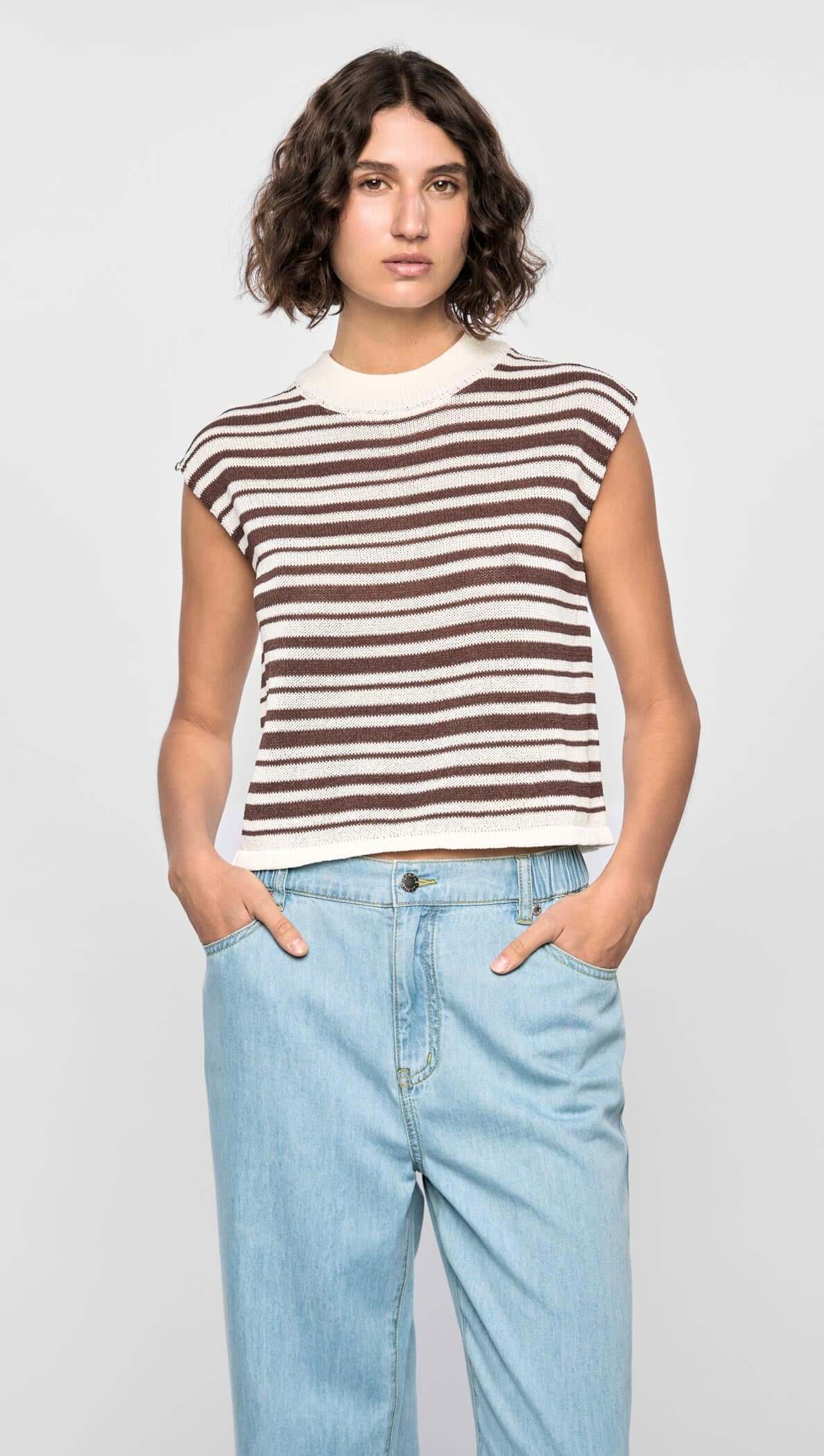 Staple the Label | Palmer Stripe Knit Tank
