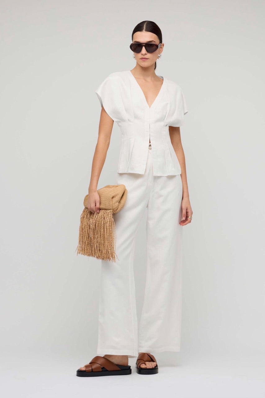 Staple the Label | Estelle Pleated Blouse