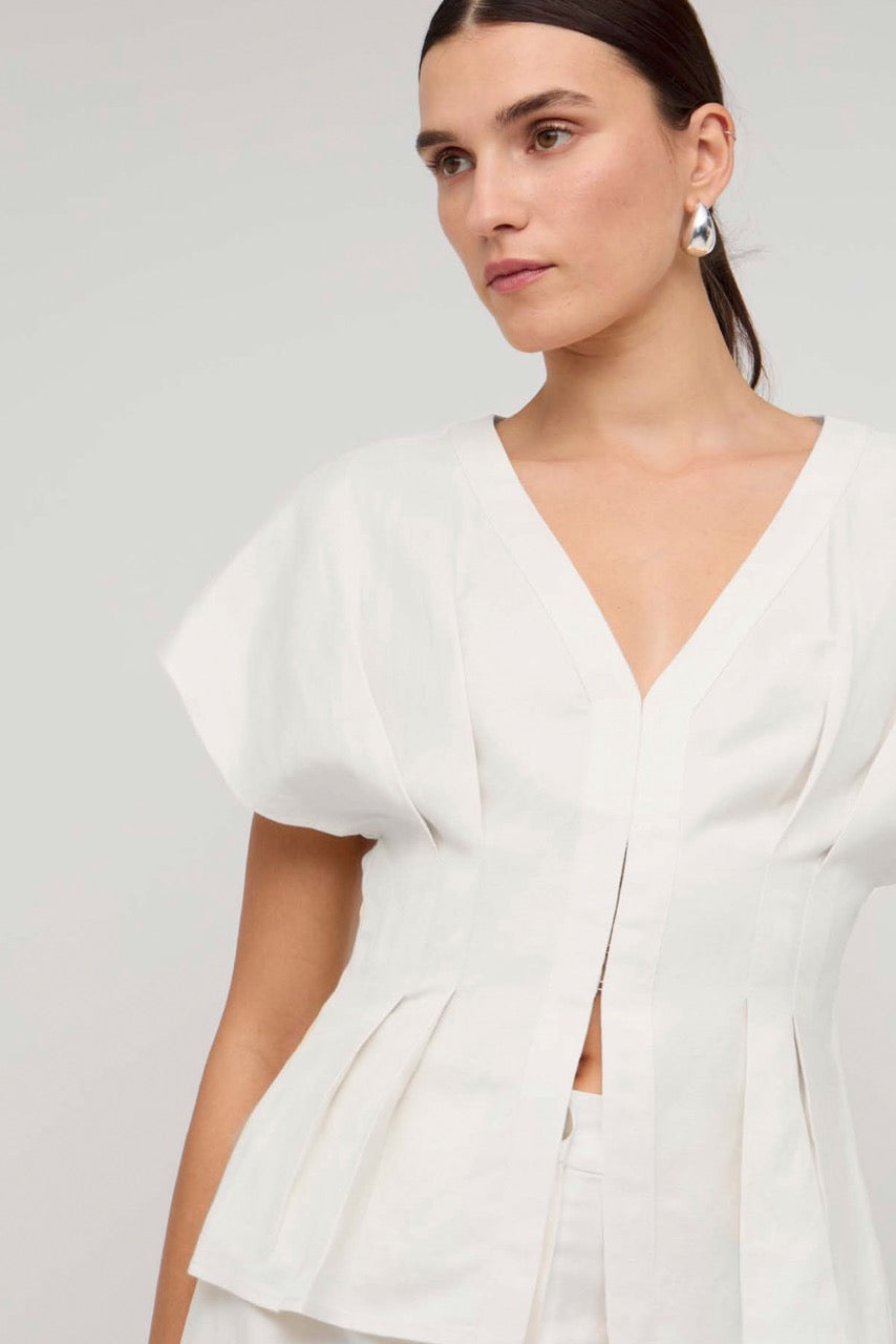 Staple the Label | Estelle Pleated Blouse