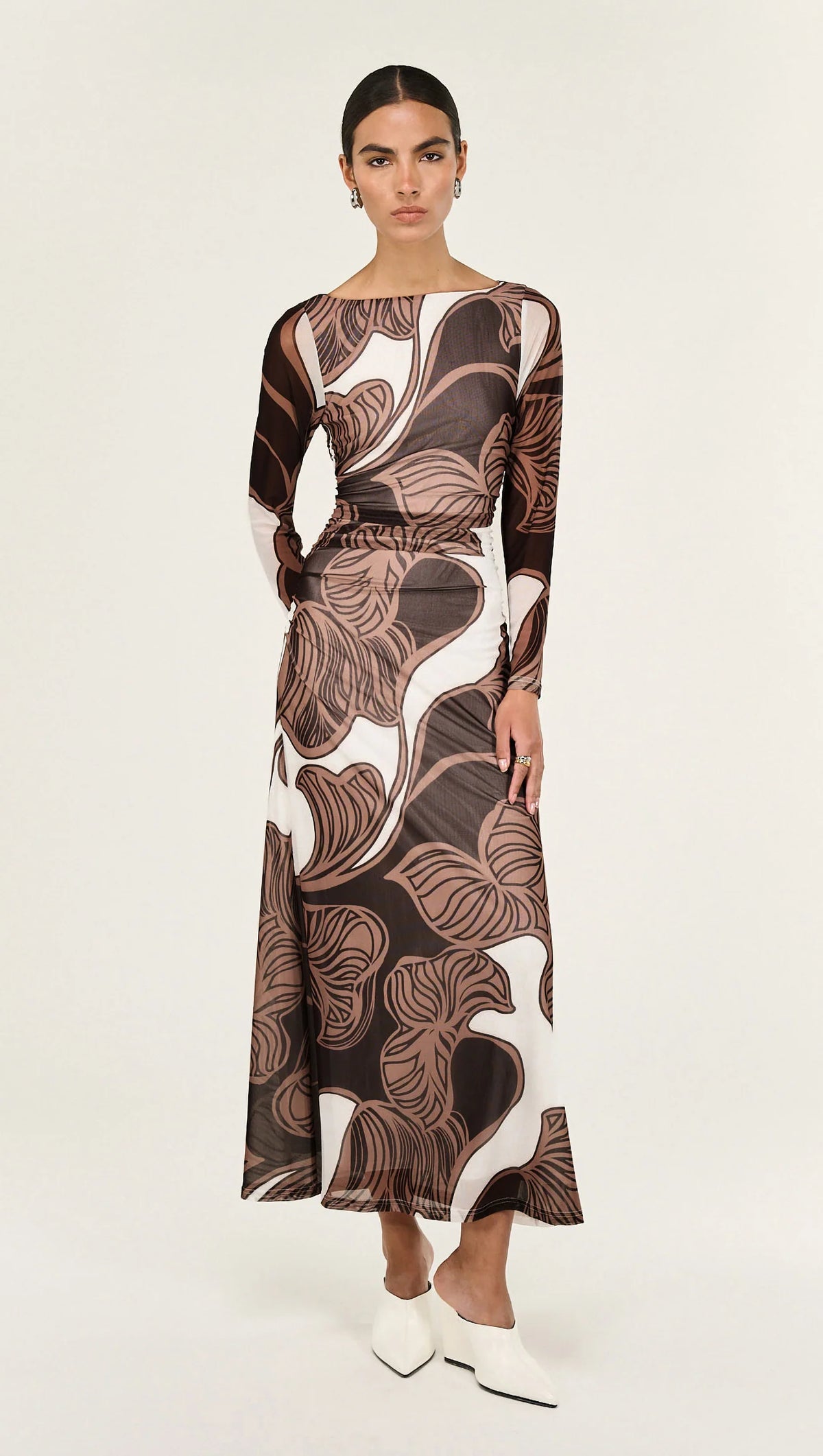 Staple the Label | Ulla Mesh Midi Dress