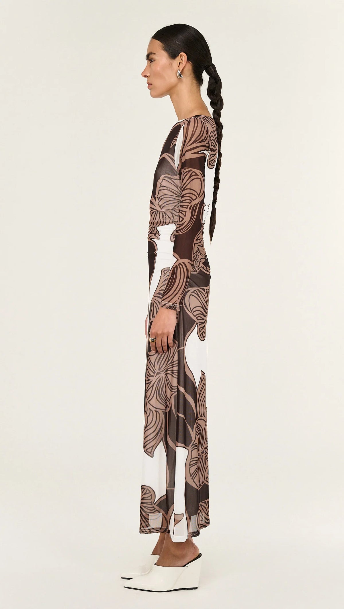Staple the Label | Ulla Mesh Midi Dress