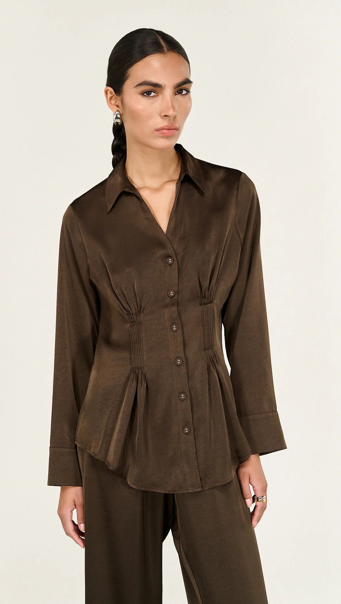 Staple the Label | Solace Satin Shirt