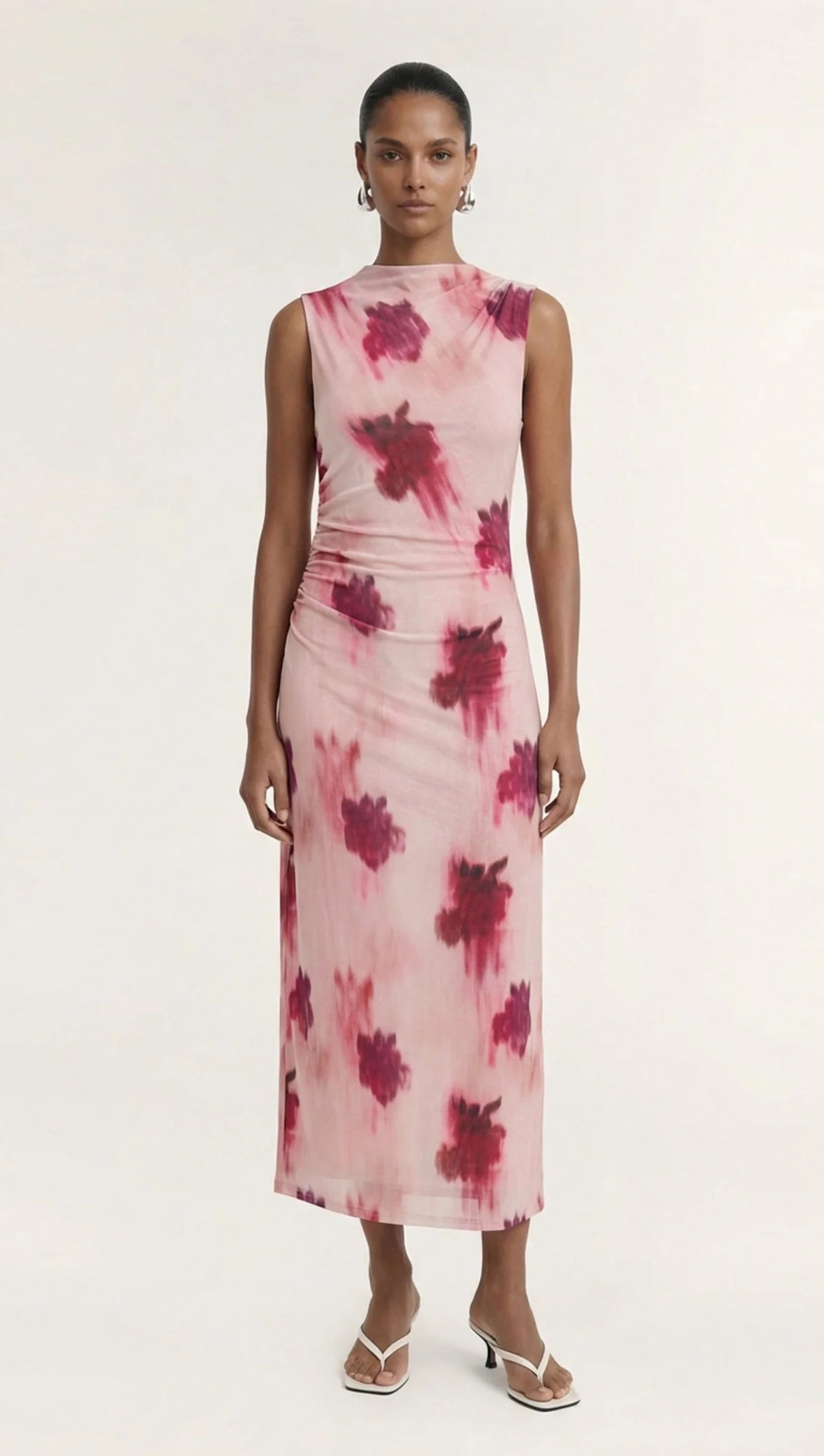 Staple the Label | Ophyria Mesh Midi Dress