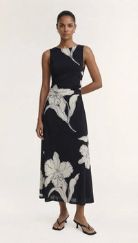 Staple the Label | Veda Mesh Midi Dress