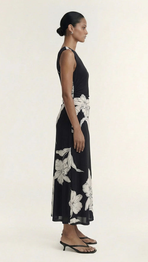Staple the Label | Veda Mesh Midi Dress