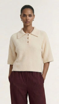 Staple the Label | Celine Polo Knit Top