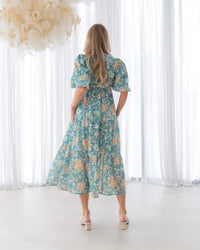 Ebby and I Maxi | Green Floral