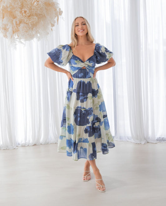 Ebby and I Maxi | Blue Floral