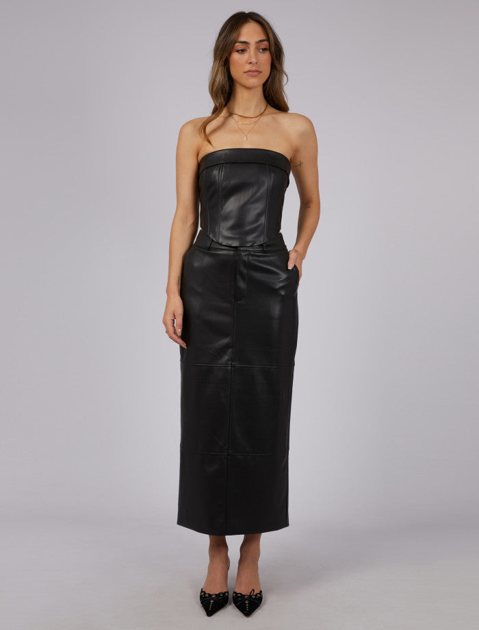 Jorge Alice Maxi Skirt | Black