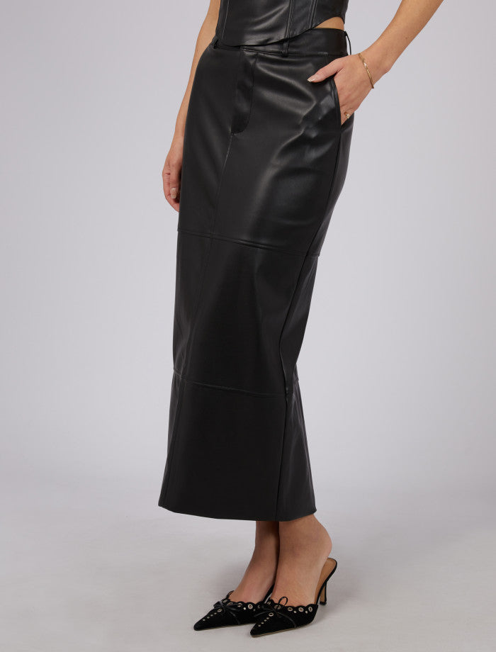 Jorge Alice Maxi Skirt | Black