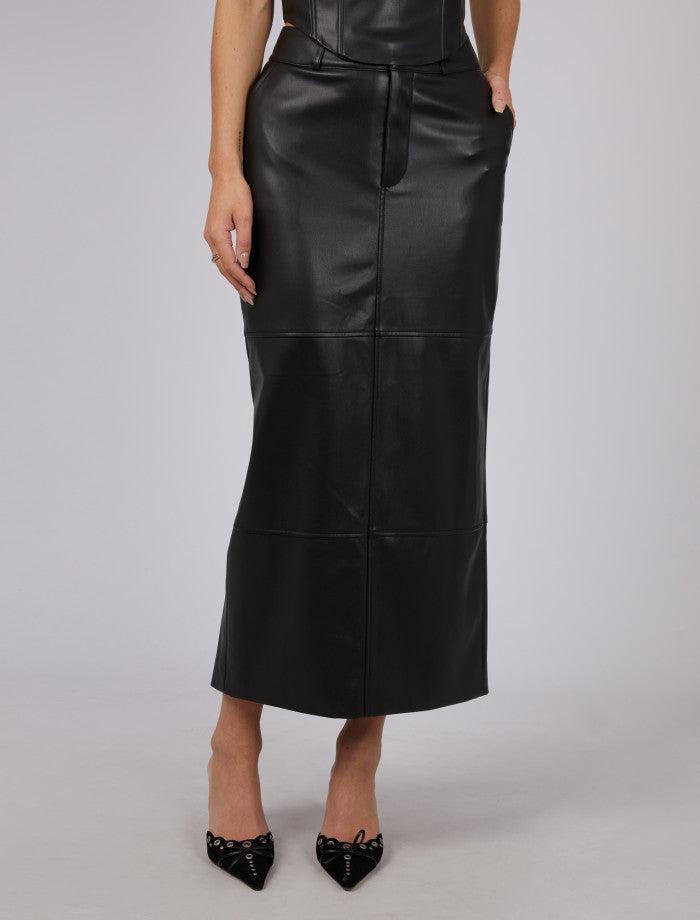 Jorge Alice Maxi Skirt | Black