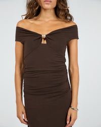 Silent Theory | Atlas Off Shoulder Maxi Dress