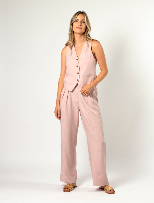 Stella + Gemma Blaise Pants | Rose