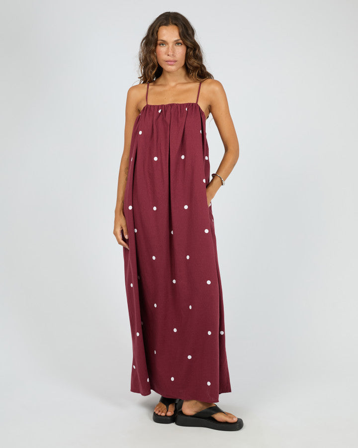 Silent Theory | Bordeaux Maxi Dress