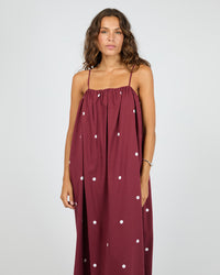 Silent Theory | Bordeaux Maxi Dress