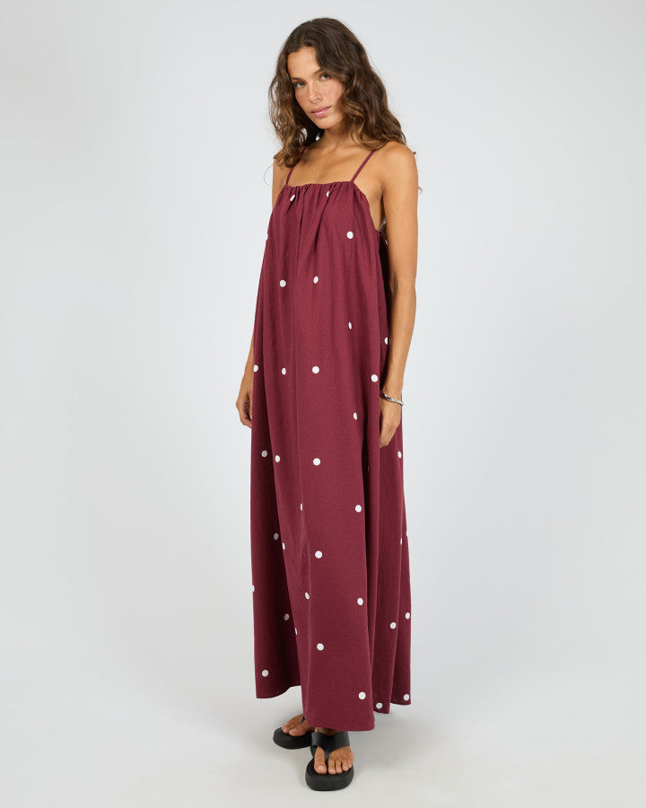 Silent Theory | Bordeaux Maxi Dress