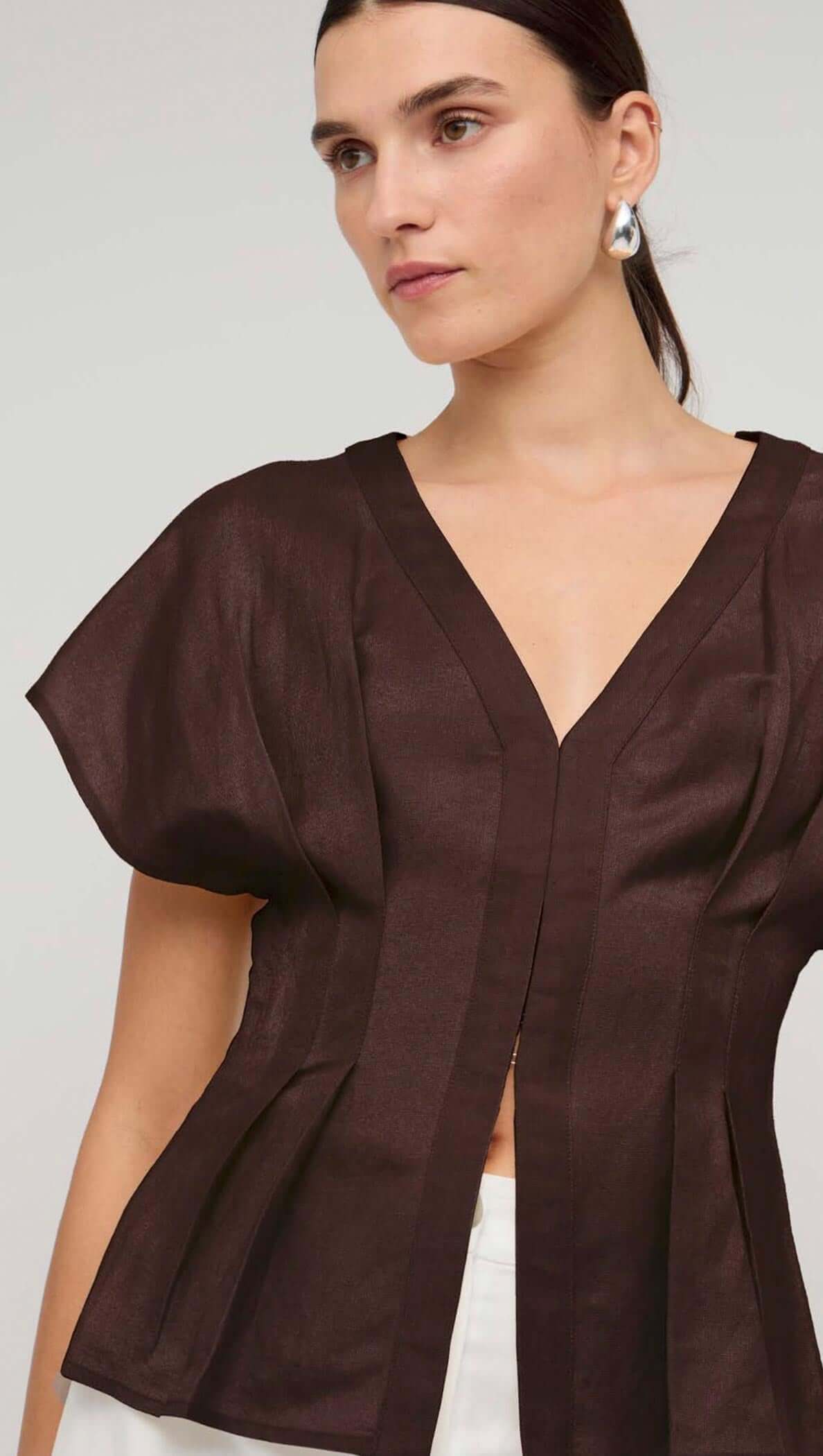 Staple the Label | Estelle Pleated Blouse