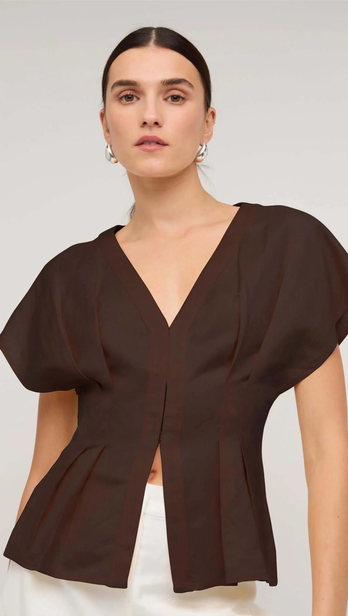 Staple the Label | Estelle Pleated Blouse