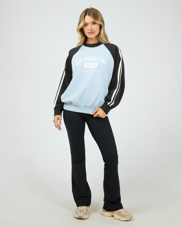 All About Eve | Contrast Club Raglan Crew