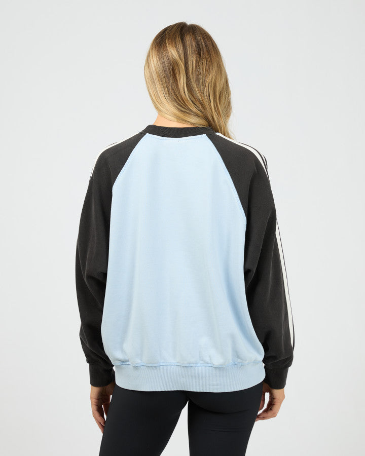 All About Eve | Contrast Club Raglan Crew