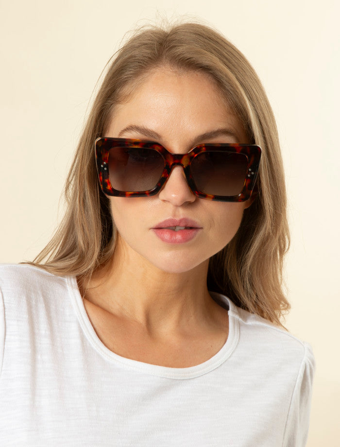 Stella + Gemma Cora Sunglasses | Tort