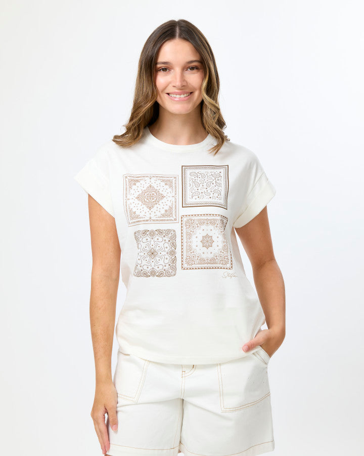 Stella + Gemma | Cuff Tee Clay