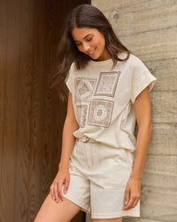 Stella + Gemma | Cuff Tee Clay