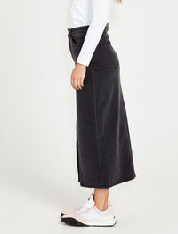 Sass Emerald Denim Maxi Skirt | 82 Wash