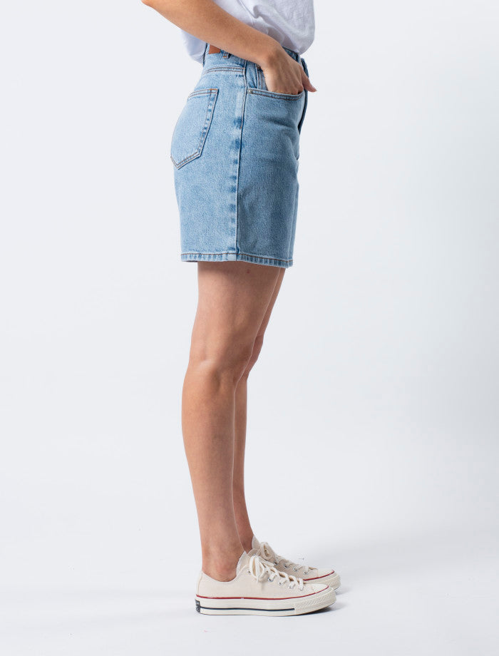 Stella + Gemma Emily Shorts | Mid Blue