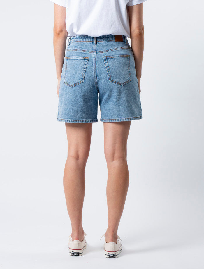 Stella + Gemma Emily Shorts | Mid Blue