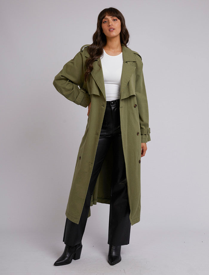 All About Eve Trench Coat | Khaki