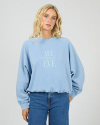 All About Eve | Flynn Washed Box Raglan Crew