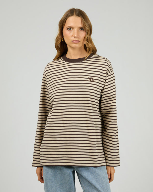 Silent Theory | Foundation Stripe L/S Tee