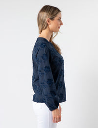 PREORDER Stella + Gemma Frida Blouse | Navy