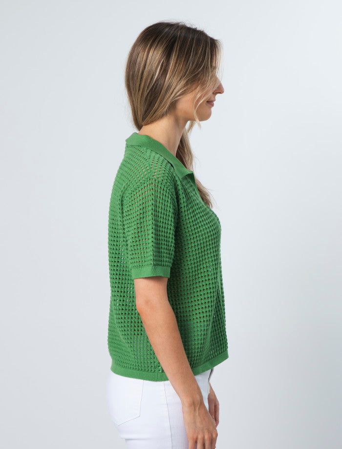 Stella + Gemma Holly Knit Top | Cress