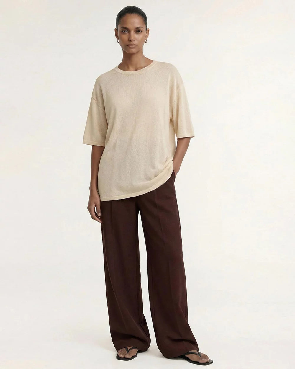 Staple the Label | Orla Oversized Knit Tee
