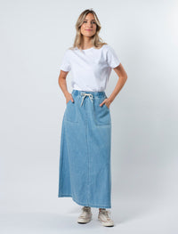 Stella + Gemma Ingrid Skirt | Light Blue Wash