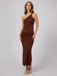 Jorge Jayla Maxi Skirt | Brown