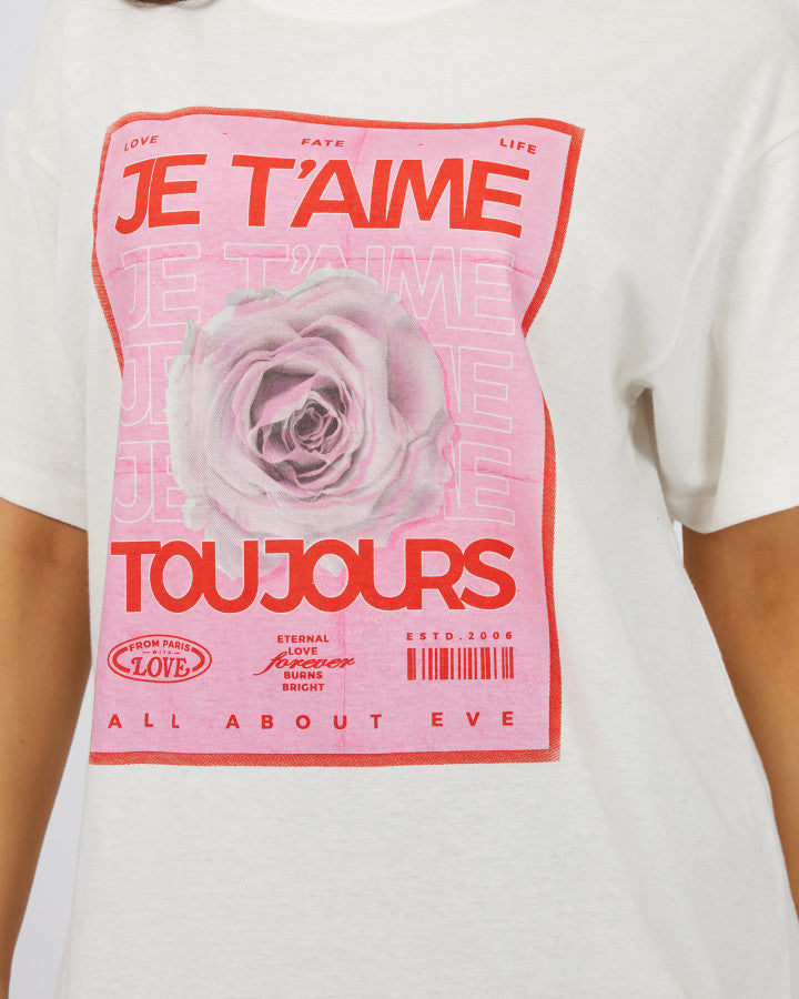 All About Eve | Je T'aime Oversized Tee