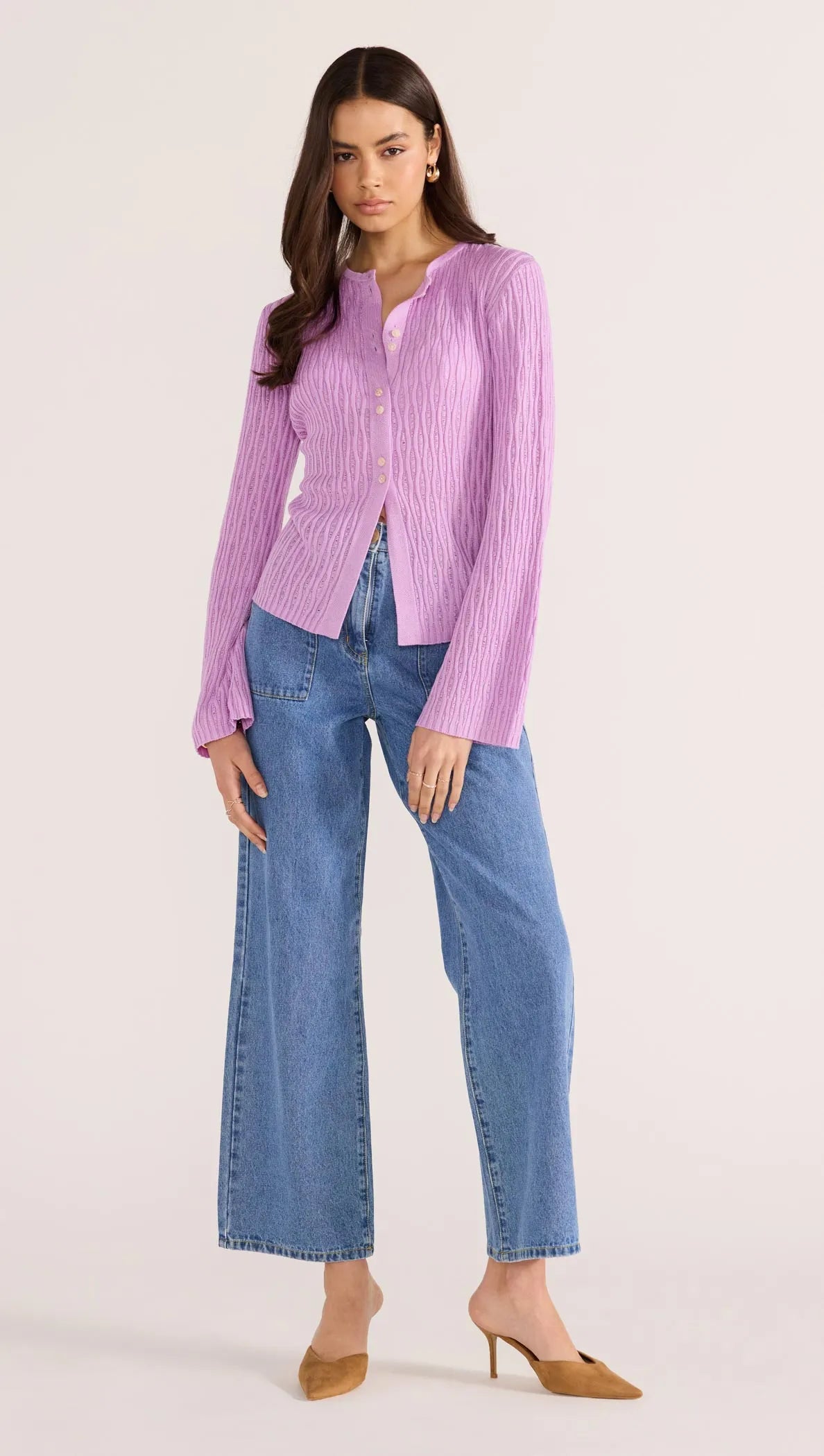 MINKPINK | Johnna Button Knit Top