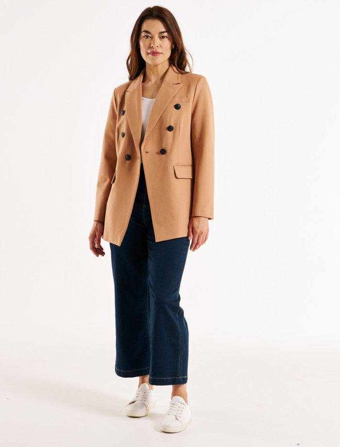 Betty Basics Kaisley Blazer | Tan