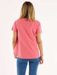 Betty Basics Luella Tee | Dusty Rose