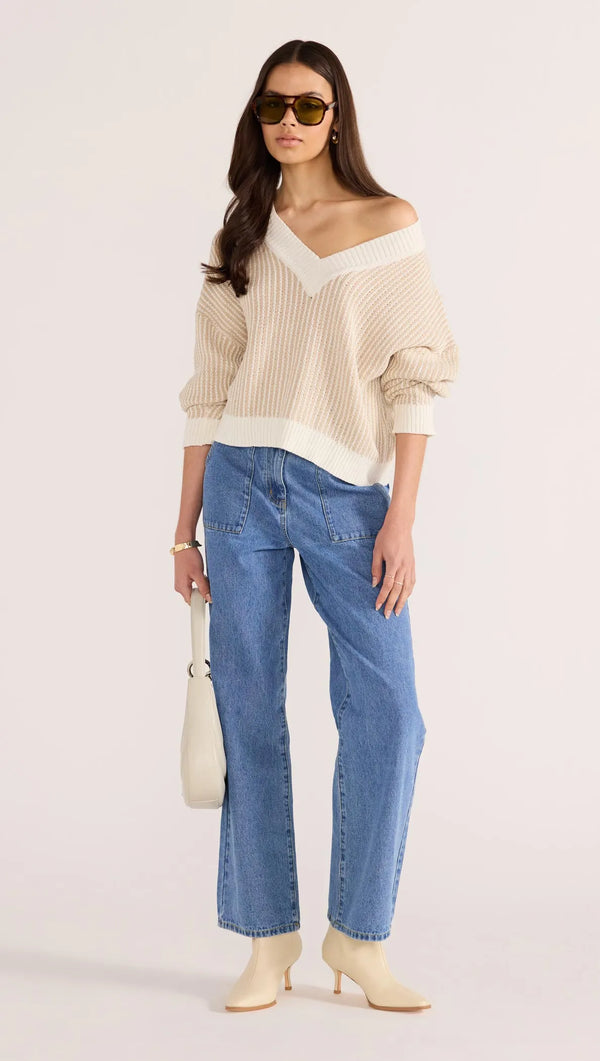 MINKPINK | Megan V-Neck Sweater