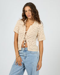 Silent Theory | Nina Crochet Top