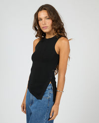 Silent Theory | Ollie Button Down Knit Tank