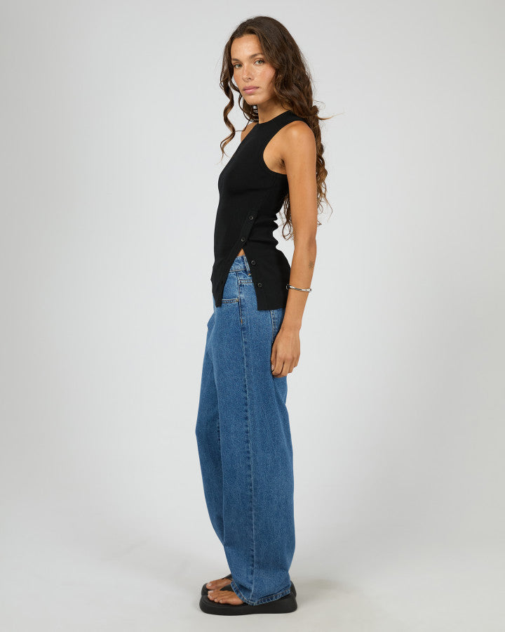 Silent Theory | Ollie Button Down Knit Tank